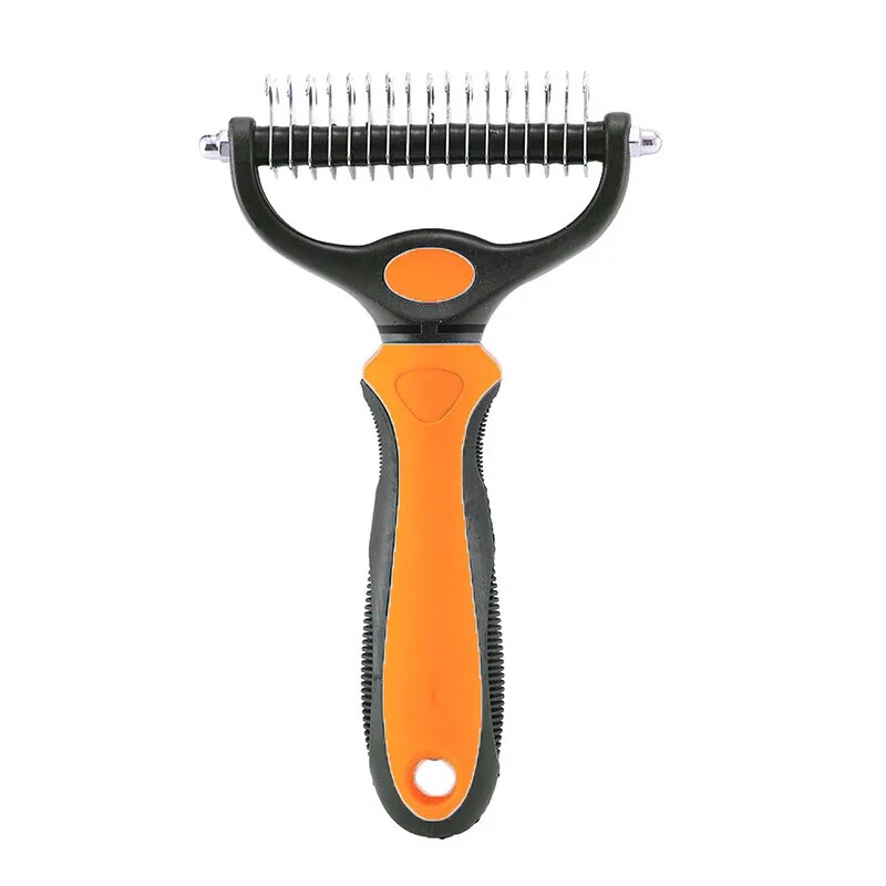 New Stainless Double-sided Dog Comb
