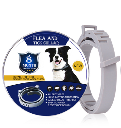 Ring flea and tick prevention collar