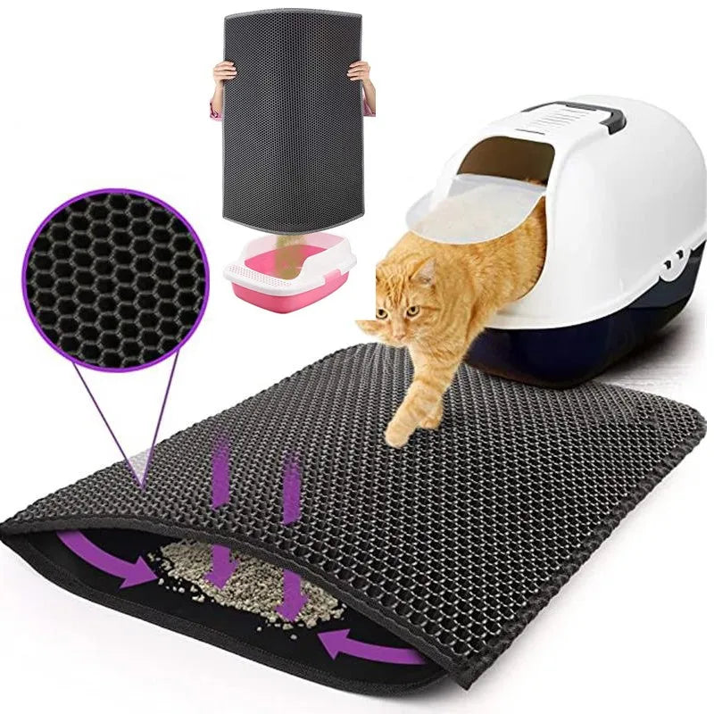 Cat Double Layer Litter Mat