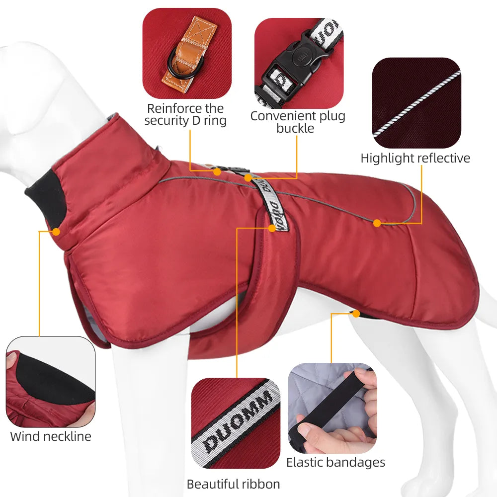 Large Pet Dog Waterproof Coat